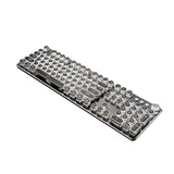 Maxbell Retro Punk 104 Key PC Wired Keyboard Black Switch Mechanical Gaming Keyboard