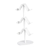 Maxbell Game Controller Holder Anti Slip Base Plastic Headphone Stand for Headphones 3 Tier White