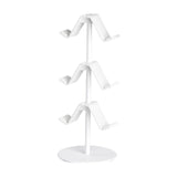 Maxbell Game Controller Holder Anti Slip Base Plastic Headphone Stand for Headphones 3 Tier White