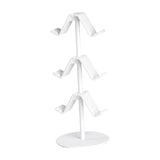 Maxbell Game Controller Holder Anti Slip Base Plastic Headphone Stand for Headphones 3 Tier White