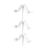 Maxbell Game Controller Holder Anti Slip Base Plastic Headphone Stand for Headphones 3 Tier White