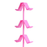 Maxbell Game Controller Holder Anti Slip Base Plastic Headphone Stand for Headphones 3 Tier Pink