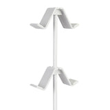 Maxbell Game Controller Holder Anti Slip Base Plastic Headphone Stand for Headphones 2 Tier White