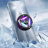 Maxbell Cell Phone Cooler Compact Mobile Phone Radiator for Smartphone Tablet Gaming black