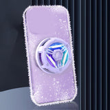 Maxbell Cell Phone Cooler Compact Mobile Phone Radiator for Smartphone Tablet Gaming violet