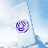 Maxbell Cell Phone Cooler Compact Mobile Phone Radiator for Smartphone Tablet Gaming violet