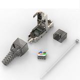 Maxbell Cat7 Cat6A RJ 45 Connector for PC Hubs RJ 45 Network Ethernet Termination Plug CAT6A