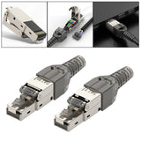 Maxbell Cat7 Cat6A RJ 45 Connector for PC Hubs RJ 45 Network Ethernet Termination Plug CAT6A