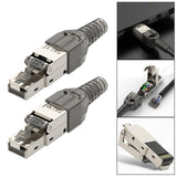 Maxbell Cat7 Cat6A RJ 45 Connector for PC Hubs RJ 45 Network Ethernet Termination Plug CAT6A