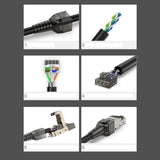 Maxbell Cat7 Cat6A RJ 45 Connector for PC Hubs RJ 45 Network Ethernet Termination Plug CAT6A