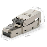 Maxbell Cat7 Cat6A RJ 45 Connector for PC Hubs RJ 45 Network Ethernet Termination Plug CAT7