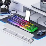 Maxbell Keyboard Wrist Rest Comfortable Ergonomic Wrist Support for Gaming Home Desk White