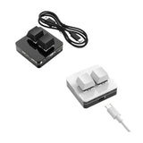 Maxbell Copy and Paste 2 Key Keyboard USB Mini Keyboard 2 Keys for Audio Programming