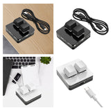 Maxbell Copy and Paste 2 Key Keyboard USB Mini Keyboard 2 Keys for Audio Programming