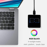 Maxbell Copy and Paste 2 Key Keyboard USB Mini Keyboard 2 Keys for Audio Programming