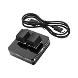 Maxbell Copy and Paste 2 Key Keyboard USB Mini Keyboard 2 Keys for Audio Programming