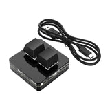 Maxbell Copy and Paste 2 Key Keyboard USB Mini Keyboard 2 Keys for Audio Programming