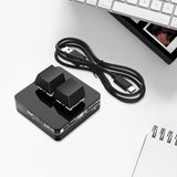 Maxbell Copy and Paste 2 Key Keyboard USB Mini Keyboard 2 Keys for Audio Programming