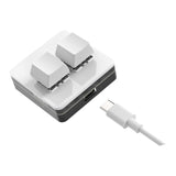 Maxbell Copy and Paste 2 Key Keyboard USB Mini Keyboard 2 Keys for Audio Programming