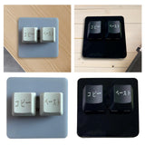 Maxbell 2 Keys Copy Paste Keyboard RGB 2 Key Gaming Keyboard for Macros Rhythm Games