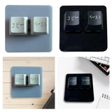 Maxbell 2 Keys Copy Paste Keyboard RGB 2 Key Gaming Keyboard for Macros Rhythm Games