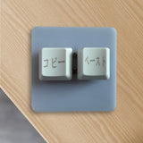 Maxbell 2 Keys Copy Paste Keyboard RGB 2 Key Gaming Keyboard for Macros Rhythm Games