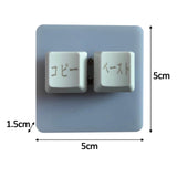 Maxbell 2 Keys Copy Paste Keyboard RGB 2 Key Gaming Keyboard for Macros Rhythm Games