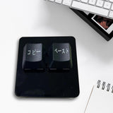 Maxbell 2 Keys Copy Paste Keyboard RGB 2 Key Gaming Keyboard for Macros Rhythm Games