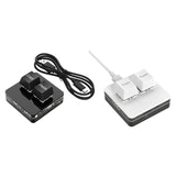 Maxbell Copy and Paste 2 Key Keyboard RGB USB Mini Keyboard 2 Keys for Audio Drawing black