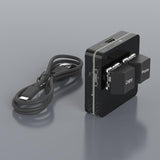 Maxbell Copy and Paste 2 Key Keyboard RGB USB Mini Keyboard 2 Keys for Audio Drawing black