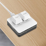 Maxbell Copy and Paste 2 Key Keyboard RGB USB Mini Keyboard 2 Keys for Audio Drawing white