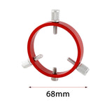 Maxbell Telescope Finding Scope Mounting Ring Accessories for Astronomical Telescope Diameter 68mm