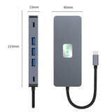 Maxbell USB 3.0 Hub PD100W Audio Output PC Accessories Stable Laptop Docking Station