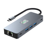 Maxbell USB 3.0 Hub PD100W Audio Output PC Accessories Stable Laptop Docking Station