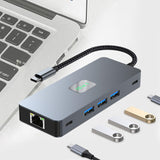 Maxbell USB 3.0 Hub PD100W Audio Output PC Accessories Stable Laptop Docking Station