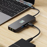 Maxbell USB 3.0 Hub PD100W Audio Output PC Accessories Stable Laptop Docking Station