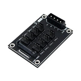 Maxbell Computer Case Cooling Fans Hub 4Pin 3Pin Practical 12V PC Chassis Cooling PWM