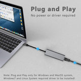 Maxbell Ethernet Adapter Adapter Network Hub for Videos Space Saving Professional