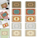 Maxbell Mouse Mat Rug Mouse Pad Mousepad Boho Cup Rug for Gaming Kitchen Table Decor 22cmx18cmx0.2cm Style A