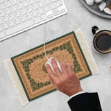 Maxbell Mouse Mat Rug Mouse Pad Mousepad Boho Cup Rug for Gaming Kitchen Table Decor 22cmx18cmx0.2cm Style A