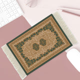 Maxbell Mouse Mat Rug Mouse Pad Mousepad Boho Cup Rug for Gaming Kitchen Table Decor 27cmx18cmx0.2cm Style A