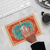 Maxbell Mouse Mat Rug Mouse Pad Mousepad Boho Cup Rug for Gaming Kitchen Table Decor 22cmx18cmx0.2cm Style B