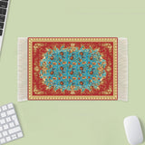 Maxbell Mouse Mat Rug Mouse Pad Mousepad Boho Cup Rug for Gaming Kitchen Table Decor 27cmx18cmx0.2cm Style B