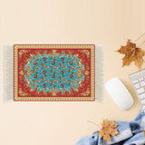 Maxbell Mouse Mat Rug Mouse Pad Mousepad Boho Cup Rug for Gaming Kitchen Table Decor 27cmx18cmx0.2cm Style B