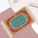 Maxbell Mouse Mat Rug Mouse Pad Mousepad Boho Cup Rug for Gaming Kitchen Table Decor 27cmx18cmx0.2cm Style B