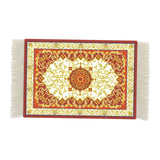 Maxbell Mouse Mat Rug Mouse Pad Mousepad Boho Cup Rug for Gaming Kitchen Table Decor 22cmx18cmx0.2cm Style C