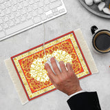 Maxbell Mouse Mat Rug Mouse Pad Mousepad Boho Cup Rug for Gaming Kitchen Table Decor 27cmx18cmx0.2cm Style C