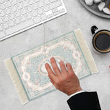 Maxbell Mouse Mat Rug Mouse Pad Mousepad Boho Cup Rug for Gaming Kitchen Table Decor 22cmx18cmx0.2cm Style D