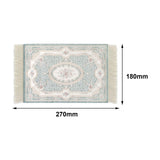 Maxbell Mouse Mat Rug Mouse Pad Mousepad Boho Cup Rug for Gaming Kitchen Table Decor 27cmx18cmx0.2cm Style D