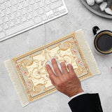 Maxbell Mouse Mat Rug Mouse Pad Mousepad Boho Cup Rug for Gaming Kitchen Table Decor 22cmx18cmx0.2cm Style E